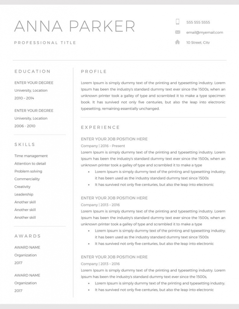 Word Resume Templates 20+ Free And Premium [Download] with regard to How To Get A Resume Template On Word