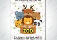 Zoo Flyer Template Lion King Template Download On Pngtree throughout Zoo Brochure Template